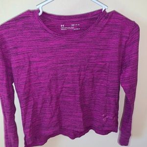 Cute Purple Under Armor Long sleeve tee